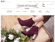 Tablet Screenshot of dessinemoiunsoulier.com